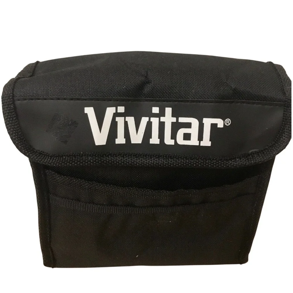 Vivitar Vtg 7x50 Binoculars with Carrying Case‎ and Lens Caps Coated Optics